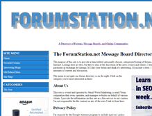 Tablet Screenshot of forumstation.net